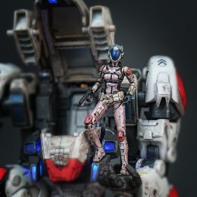 Load image into Gallery viewer, Fresh Retro: Mecha Project - EXO-Valcrian DX-06 Luna Cyberius
