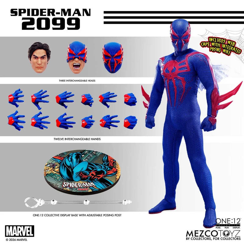Load image into Gallery viewer, Mezco Toyz - One 12 Marvel Comics - Spider-Man 2099
