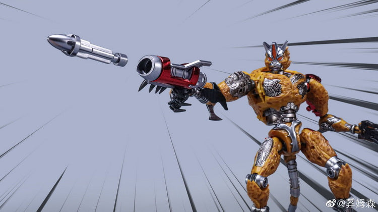 Load image into Gallery viewer, TransArt Toys - BWM-09 Metal Yellow Leopard
