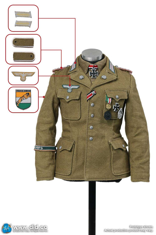 DID - 1/6 WWII German Africa Corps - Supply Duty Ishaan & Panzer Commander Stauffenberg