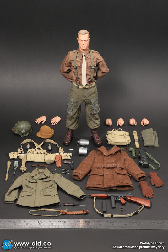 DID - 1/6 WWII US Army 101st Airborne Division 506th PIR - Lieutenant Buck
