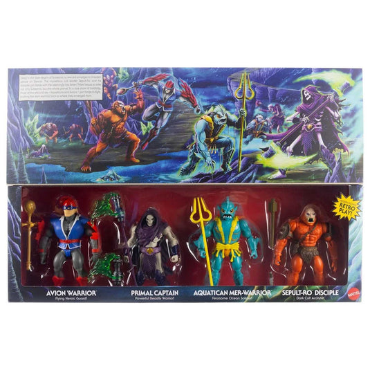 Masters of the Universe - Origins Battle for Subternia 4 Pack