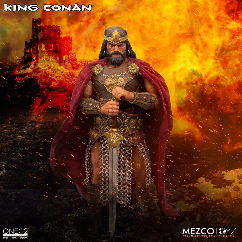 Load image into Gallery viewer, Mezco Toyz - One 12 Conan The Barbarian - King Conan
