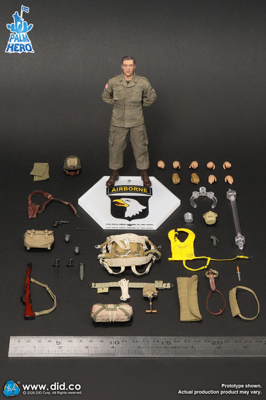 DID - 1/12 Palm Hero Series WWII US Army 101st Airborne Division - Captain Winters