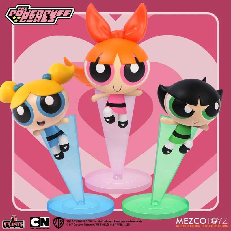 Load image into Gallery viewer, Mezco Toyz - The Powerpuff Girls 5 Points Series Set of 4
