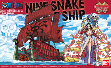 Bandai - One Piece - Grand Ship Collection: Nine Snake Pirate Ship Model Kit