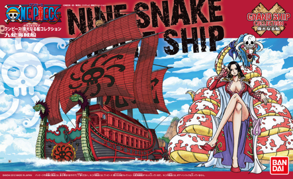 Load image into Gallery viewer, Bandai - One Piece - Grand Ship Collection: Nine Snake Pirate Ship Model Kit
