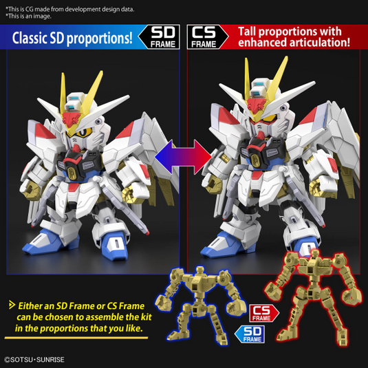 SD Gundam - Cross Silhouette - Mighty Strike Freedom Gundam