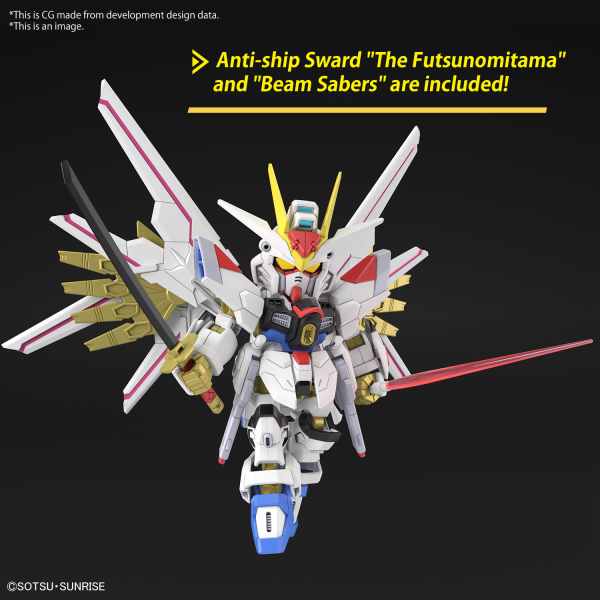 Load image into Gallery viewer, SD Gundam - Cross Silhouette - Mighty Strike Freedom Gundam
