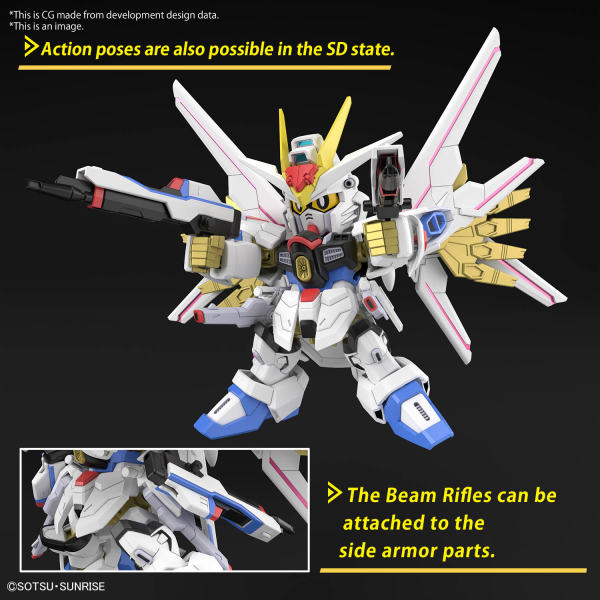 Load image into Gallery viewer, SD Gundam - Cross Silhouette - Mighty Strike Freedom Gundam
