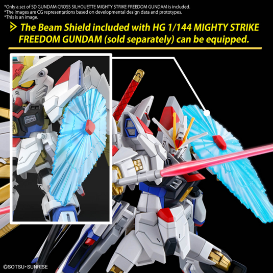 SD Gundam - Cross Silhouette - Mighty Strike Freedom Gundam