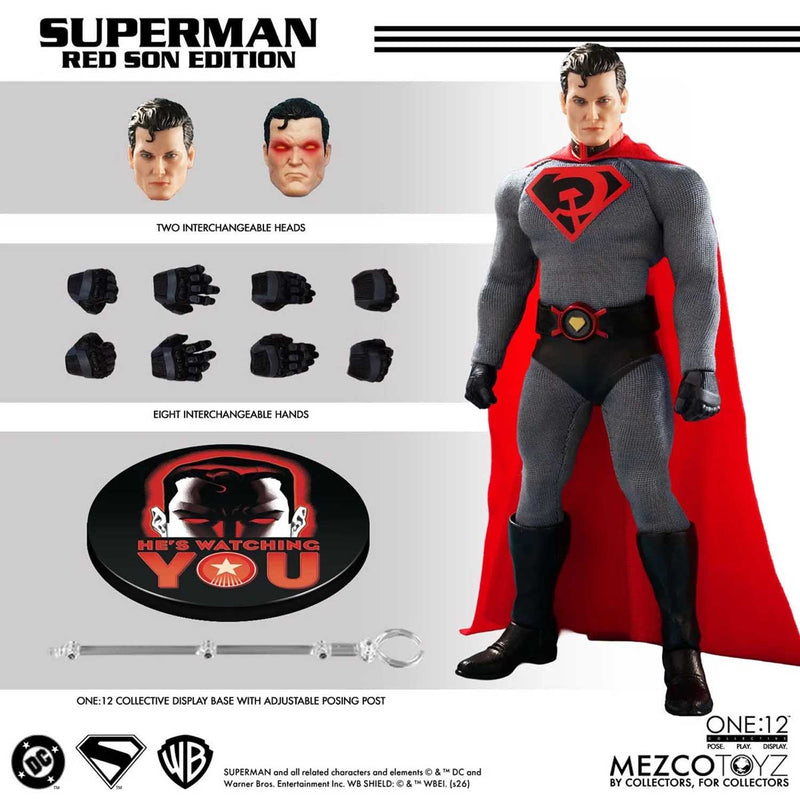 Load image into Gallery viewer, Mezco Toyz - One 12 Superman: Red Son - Superman
