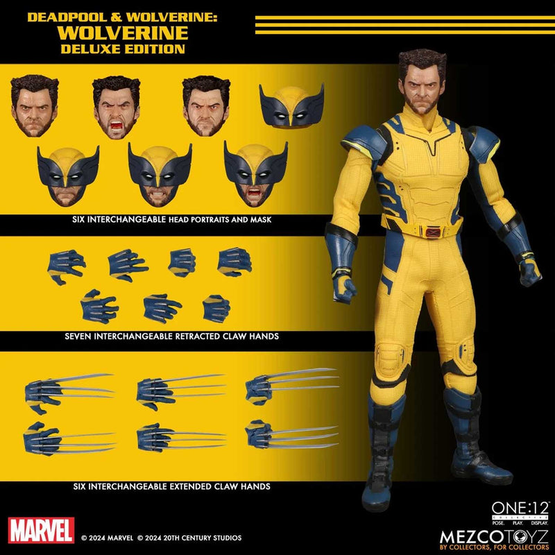 Load image into Gallery viewer, Mezco Toyz - One 12 Deadpool and Wolverine - Wolverine Deluxe
