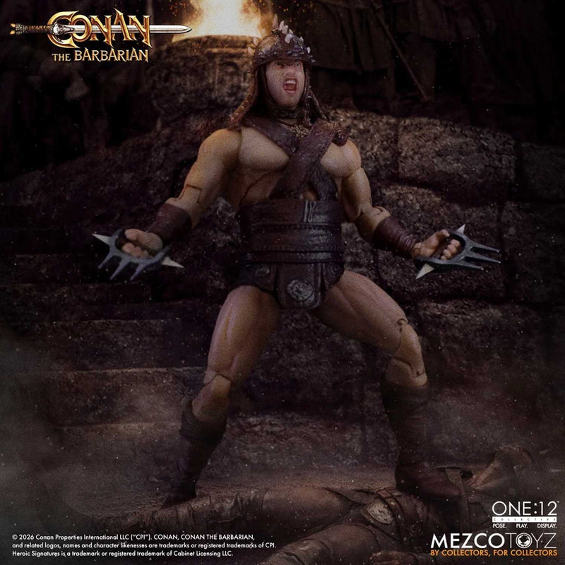 Load image into Gallery viewer, Mezco Toyz - One 12 Conan The Barbarian (1982) - Conan (Pit Fighter Edition)
