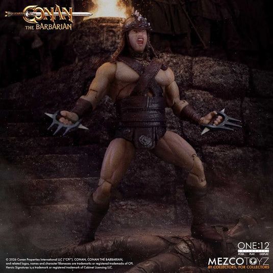 Mezco Toyz - One 12 Conan The Barbarian (1982) - Conan (Pit Fighter Edition)