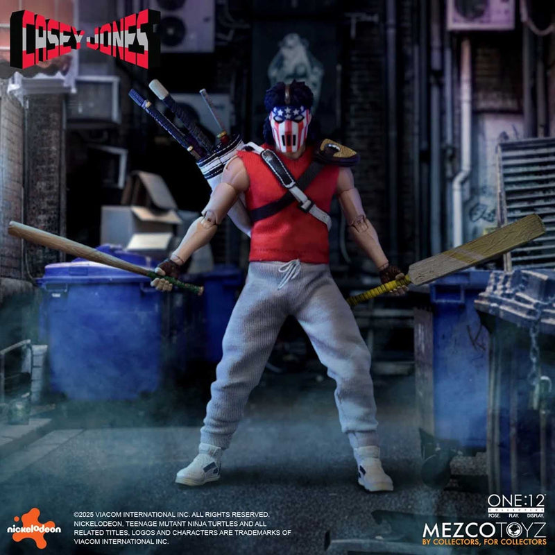 Load image into Gallery viewer, Mezco Toyz - One 12 Teenage Mutant Ninja Turtles - Casey Jones
