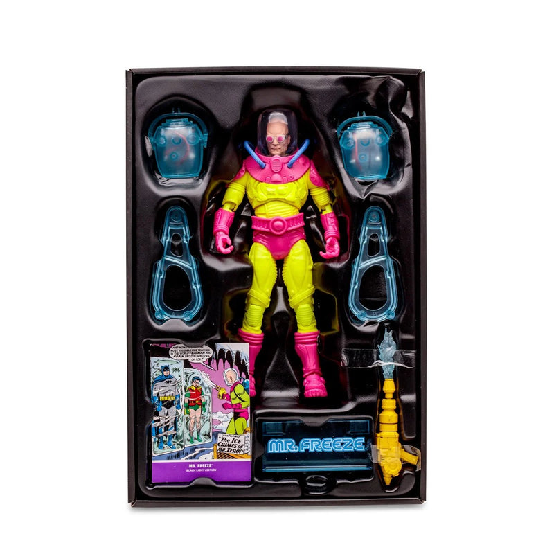 Load image into Gallery viewer, Mcfarlane Toys - DC Multiverse Mr.Freeze (The Ice Crimes Of Mr. Zero) Black Light Edition (Gold Label)

