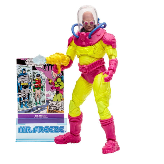 Mcfarlane Toys - DC Multiverse Mr.Freeze (The Ice Crimes Of Mr. Zero) Black Light Edition (Gold Label)