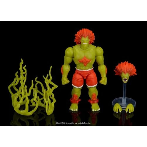 Jada Toys - Ultra Street Fighter II The Final Challengers - Blanka Glow-in-the-Dark 1/12 Scale (EE Exclusive)