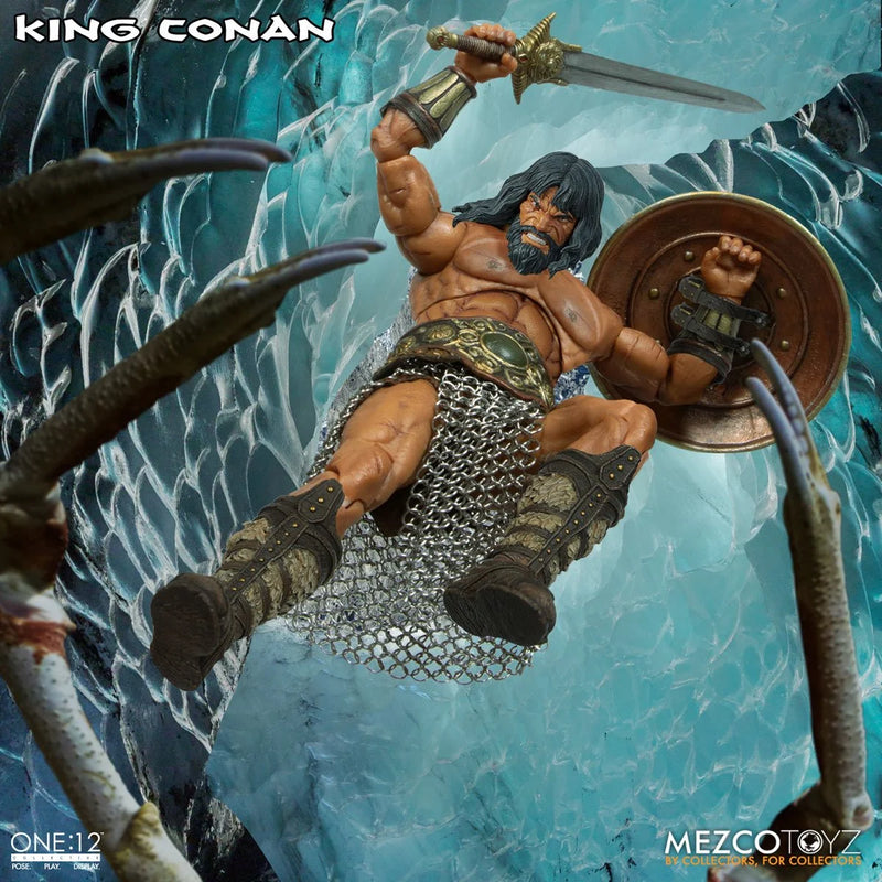 Load image into Gallery viewer, Mezco Toyz - One 12 Conan The Barbarian - King Conan
