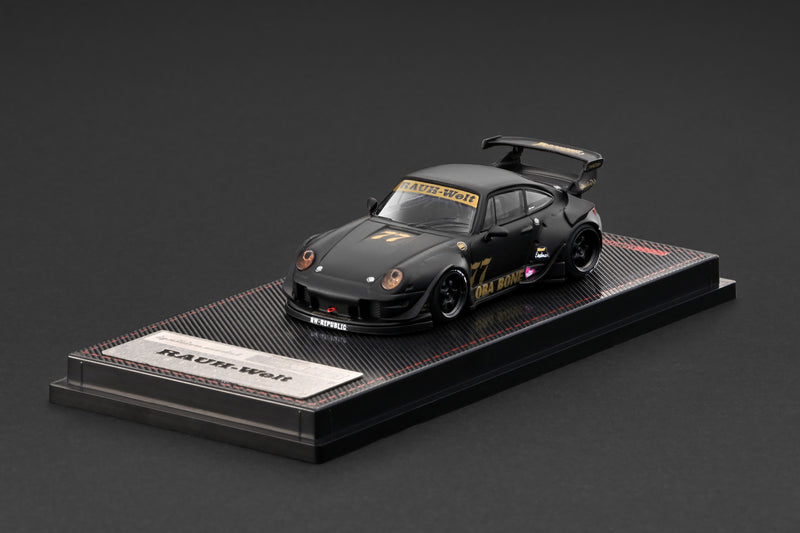 Load image into Gallery viewer, Ignition Model - RWB 993 (Matte Black) 1/64 Scale Diecast Model Car (IG4212)
