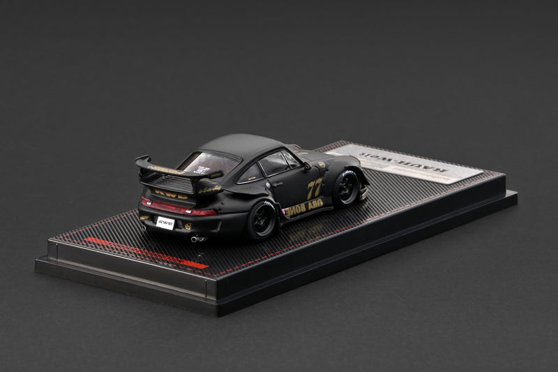 Load image into Gallery viewer, Ignition Model - RWB 993 (Matte Black) 1/64 Scale Diecast Model Car (IG4212)
