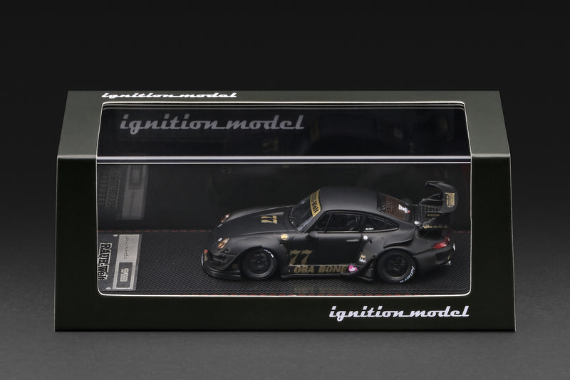 Load image into Gallery viewer, Ignition Model - RWB 993 (Matte Black) 1/64 Scale Diecast Model Car (IG4212)
