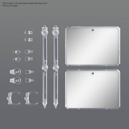 Bandai - Action Base - 7 (Clear) Mirror Sticker Set