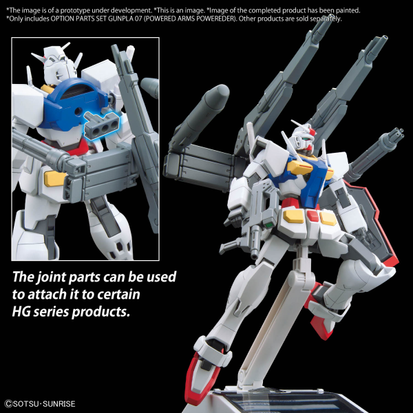 Load image into Gallery viewer, Bandai - Gundam Option Parts - Gunpla 07 (Powered Arms Powerder)
