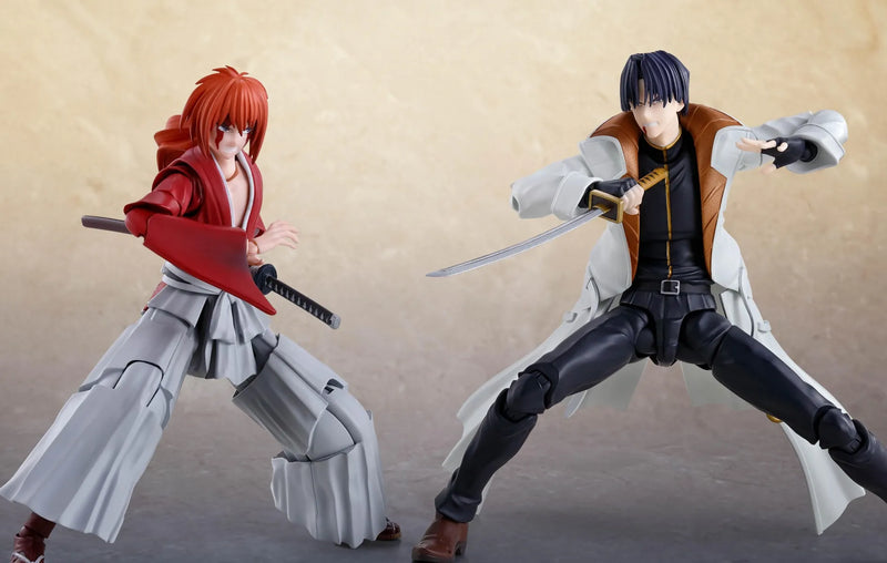 Load image into Gallery viewer, Bandai - S.H.Figuarts - Rurouni Kenshin: Meiji Swordsman Romantic Story - Aoshi Shinomori
