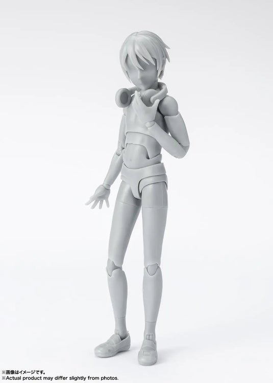 Bandai - S.H.Figuarts DX Body-Kun School Life Edition (Gray)