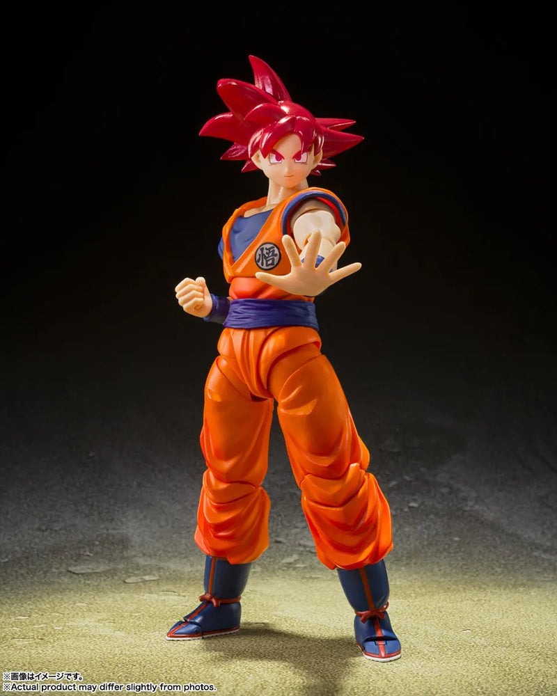 Load image into Gallery viewer, Bandai - S.H.Figuarts - Dragon Ball Super: Super Saiyan God Son Goku (Saiyan God of Virtue)
