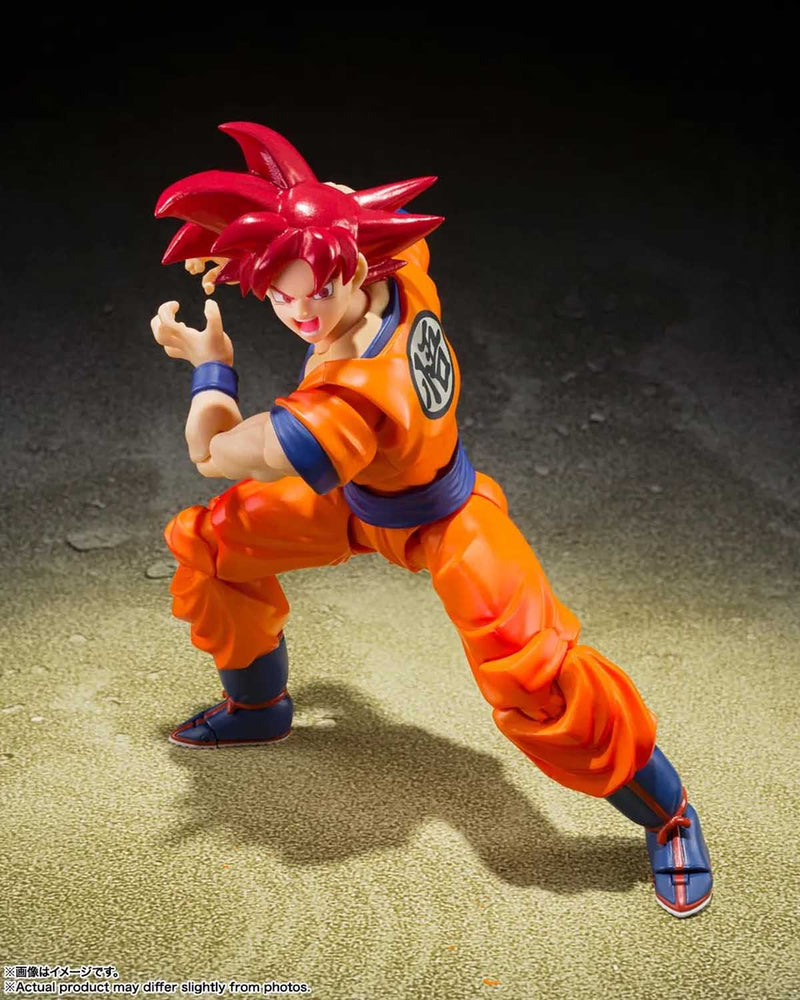 Load image into Gallery viewer, Bandai - S.H.Figuarts - Dragon Ball Super - Super Saiyan God Son Goku (Saiyan God of Virtue) (Reissue)
