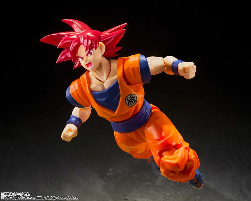 Load image into Gallery viewer, Bandai - S.H.Figuarts - Dragon Ball Super - Super Saiyan God Son Goku (Saiyan God of Virtue) (Reissue)
