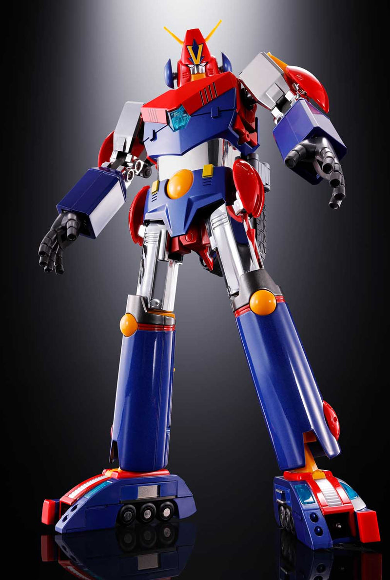 Load image into Gallery viewer, Bandai - Soul of Chogokin - Super Electromagnetic Robo Combattler V - GX-50SP COM-BATTLER V (50th Anniversary Version)
