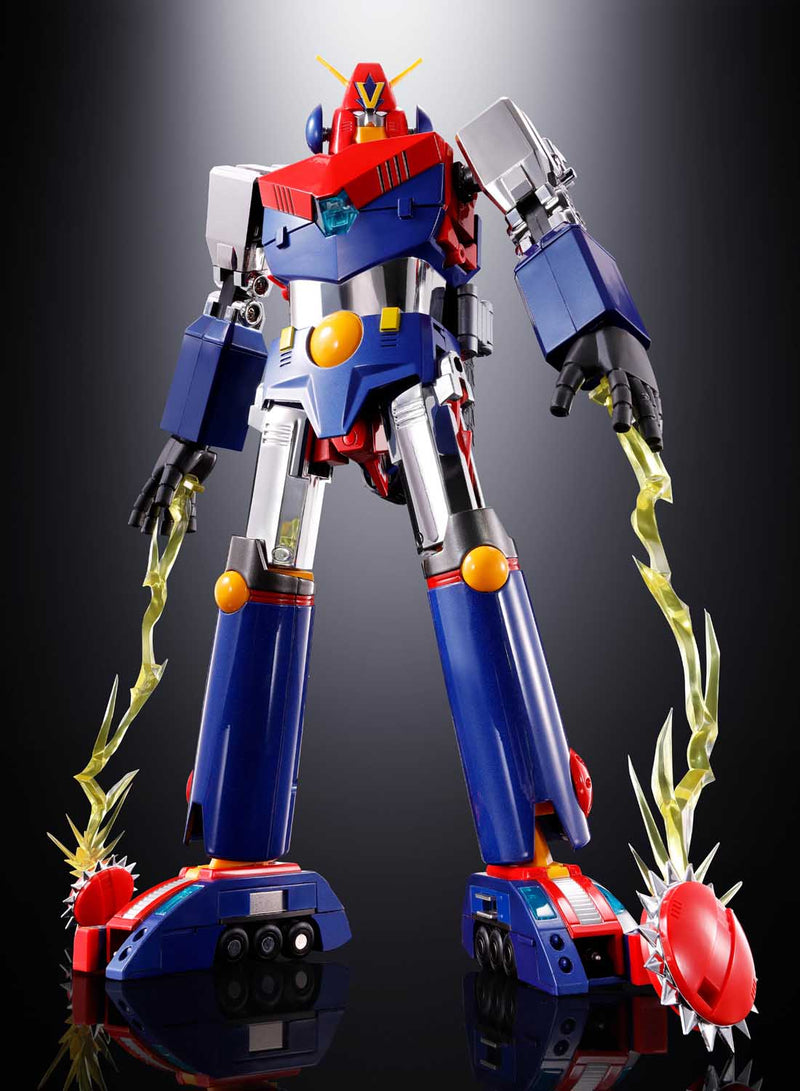 Load image into Gallery viewer, Bandai - Soul of Chogokin - Super Electromagnetic Robo Combattler V - GX-50SP COM-BATTLER V (50th Anniversary Version)
