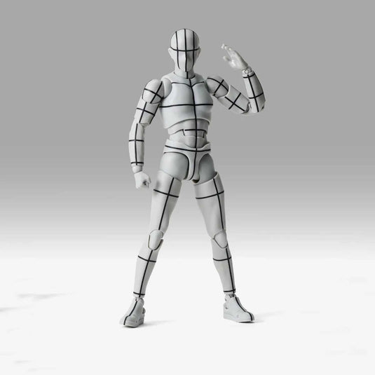 Bandai - S.H.Figuarts - Body-Kun Sports Edition Wire Frame (Gray Color Ver.)