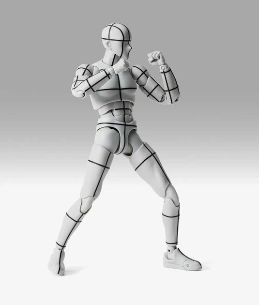 Bandai - S.H.Figuarts - Body-Kun Sports Edition Wire Frame (Gray Color Ver.)