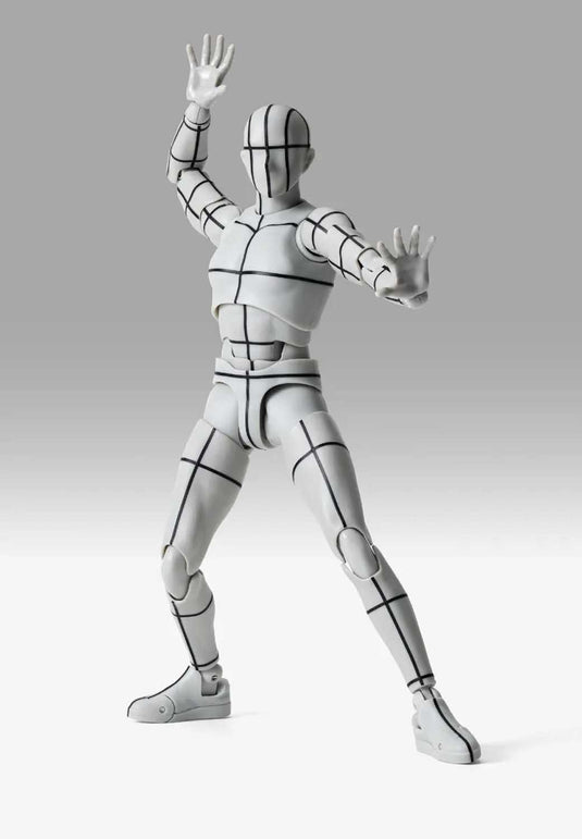 Bandai - S.H.Figuarts - Body-Kun Sports Edition Wire Frame (Gray Color Ver.)