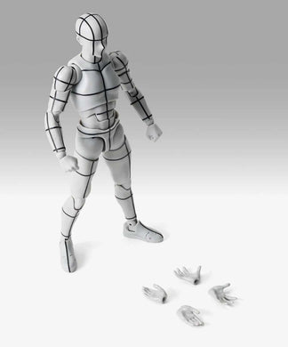 Bandai - S.H.Figuarts - Body-Kun Sports Edition Wire Frame (Gray Color Ver.)