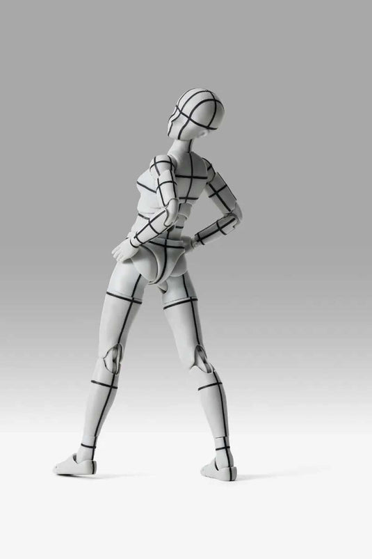 Bandai - S.H.Figuarts - Body-Chan Sports Edition Wire Frame (Gray Color Ver.)
