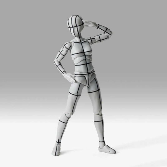 Bandai - S.H.Figuarts - Body-Chan Sports Edition Wire Frame (Gray Color Ver.)