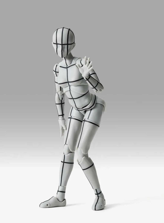 Bandai - S.H.Figuarts - Body-Chan Sports Edition Wire Frame (Gray Color Ver.)