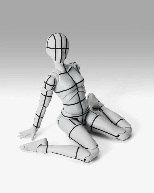 Bandai - S.H.Figuarts - Body-Chan Sports Edition Wire Frame (Gray Color Ver.)