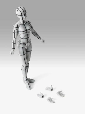 Bandai - S.H.Figuarts - Body-Chan Sports Edition Wire Frame (Gray Color Ver.)