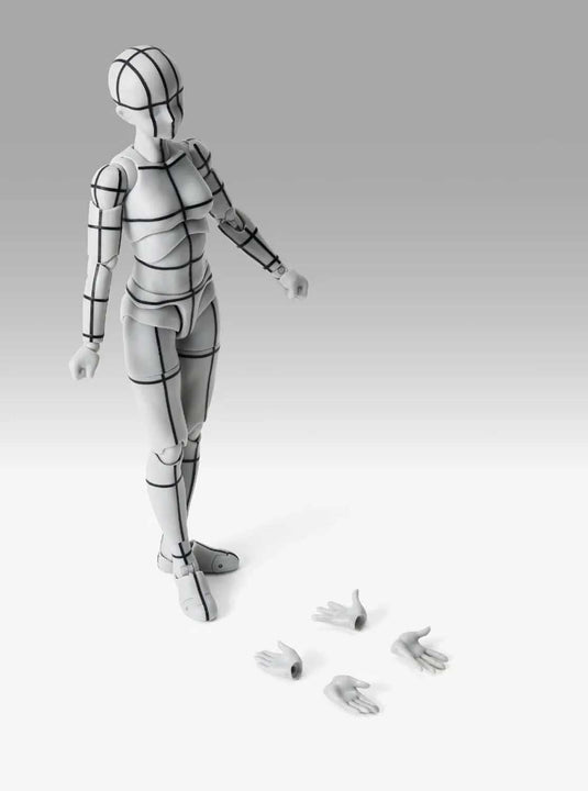 Bandai - S.H.Figuarts - Body-Chan Sports Edition Wire Frame (Gray Color Ver.)