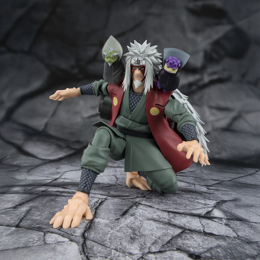 Bandai - S.H.Figuarts - Naruto - Jiraiya (Hidden Leaf Heroic Master Sage) (Sage Mode Set)