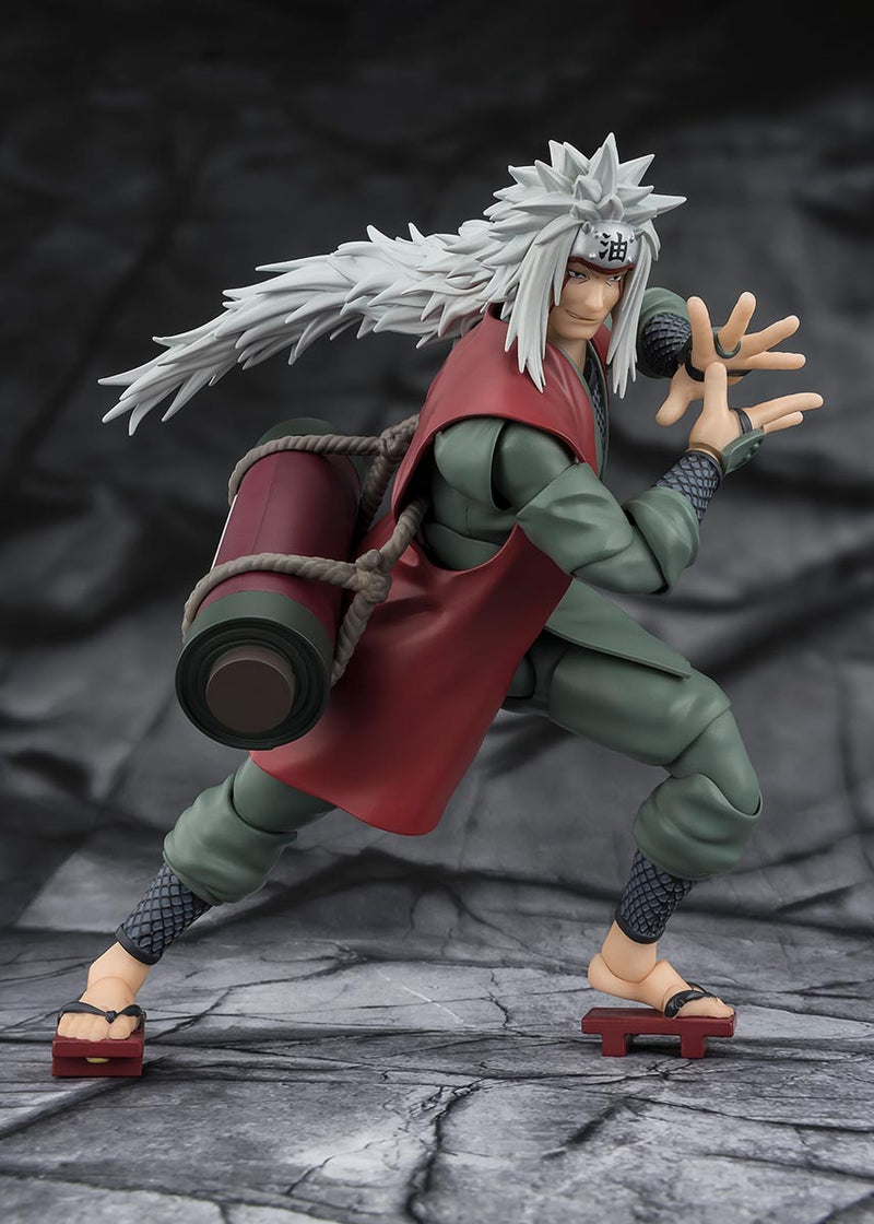Load image into Gallery viewer, Bandai - S.H.Figuarts - Naruto - Jiraiya (Hidden Leaf Heroic Master Sage) (Sage Mode Set)
