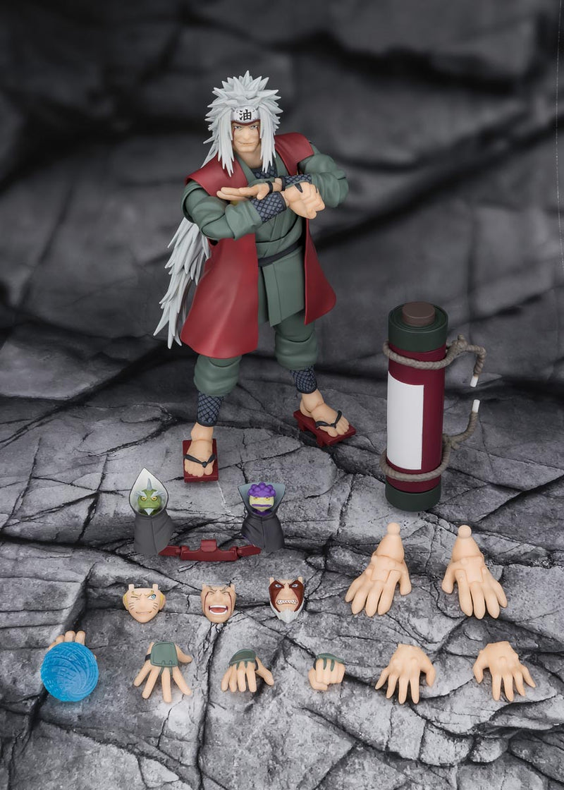 Load image into Gallery viewer, Bandai - S.H.Figuarts - Naruto - Jiraiya (Hidden Leaf Heroic Master Sage) (Sage Mode Set)
