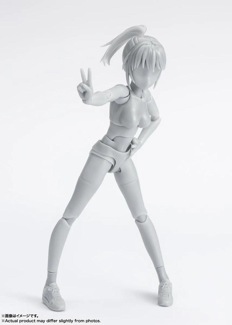 Load image into Gallery viewer, Bandai - S.H.Figuarts DX Body-Chan School Life Edition (Gray)
